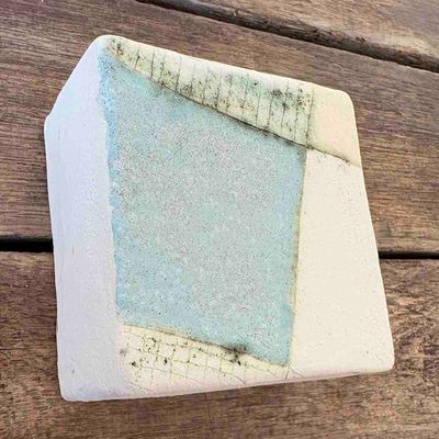 Kunstkloss, skulptur vegg ca 9x9x4.5 (U-624)
