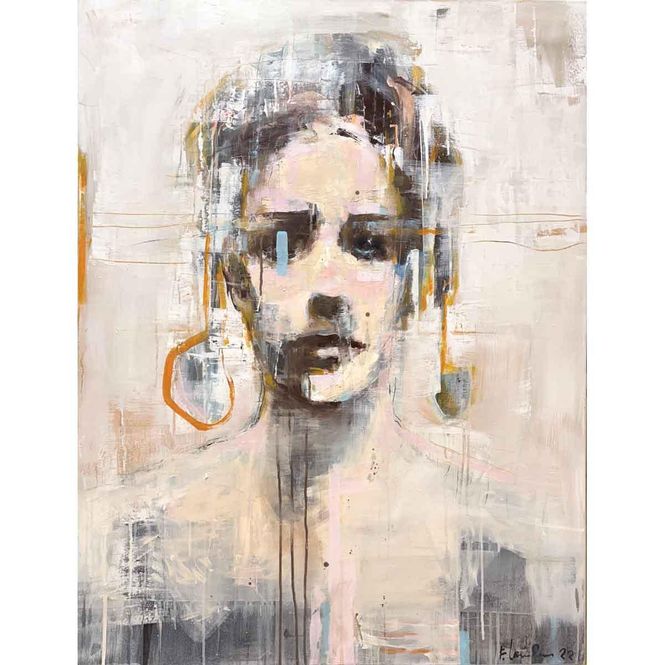 Hovedbilde All connected #1, 116x89 maleri