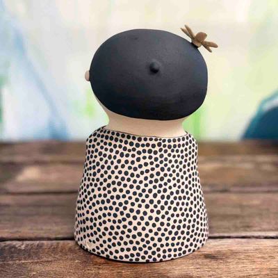 Lykkefnugg, skulptur ca 21 cm (04)