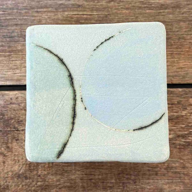 Hovedbilde Kunstkloss, skulptur vegg ca 9x9x4.5 (U-615)