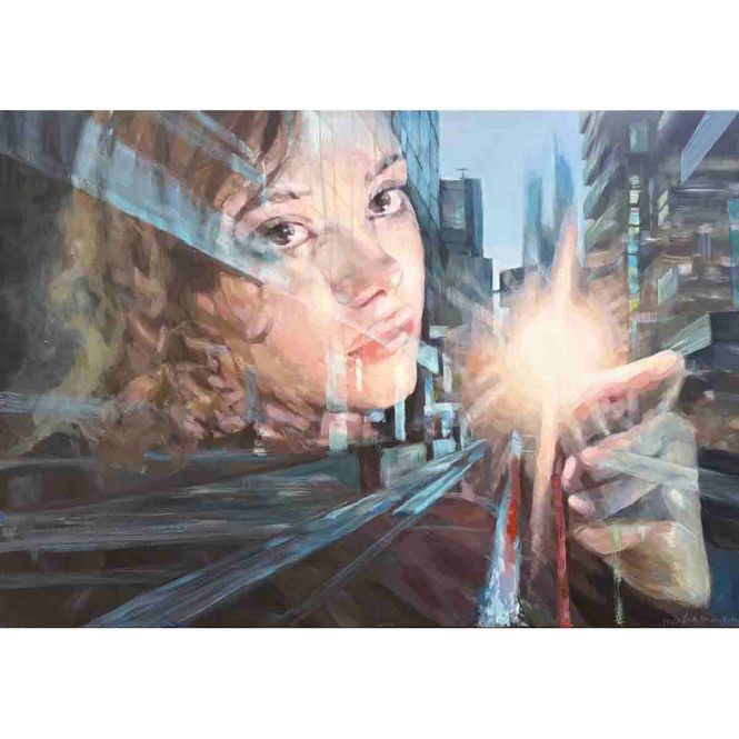 Hovedbilde Lucia, 100x70 maleri