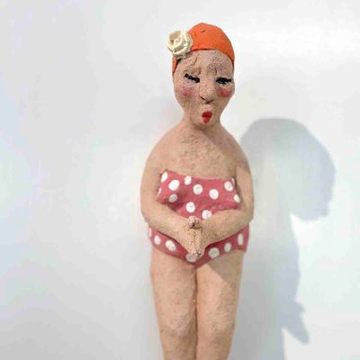 Stuper Else, skulptur vegg 33 cm