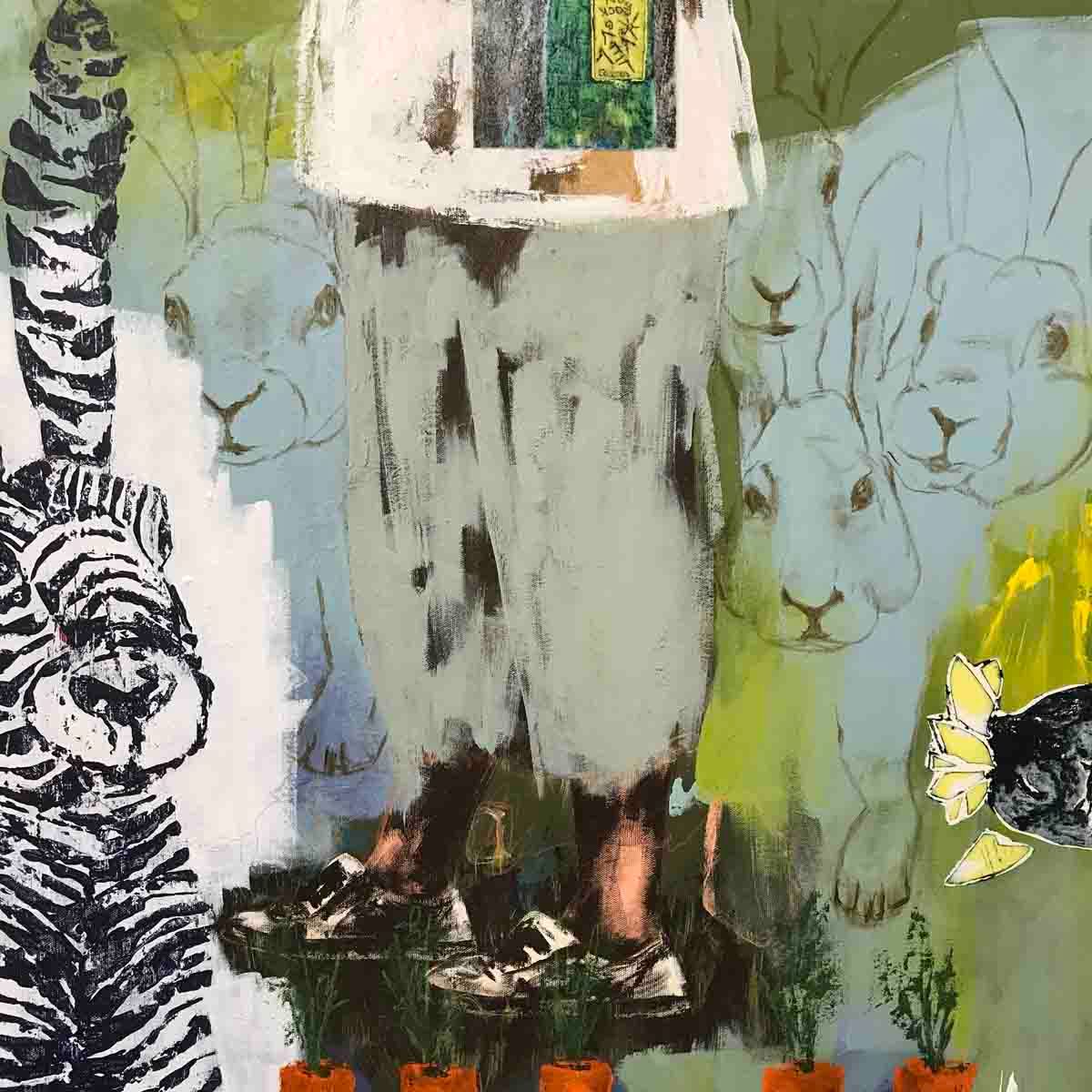 Secret garden activities, 100x100 maleri