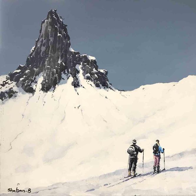 Hovedbilde Fingeren, 30x30 maleri