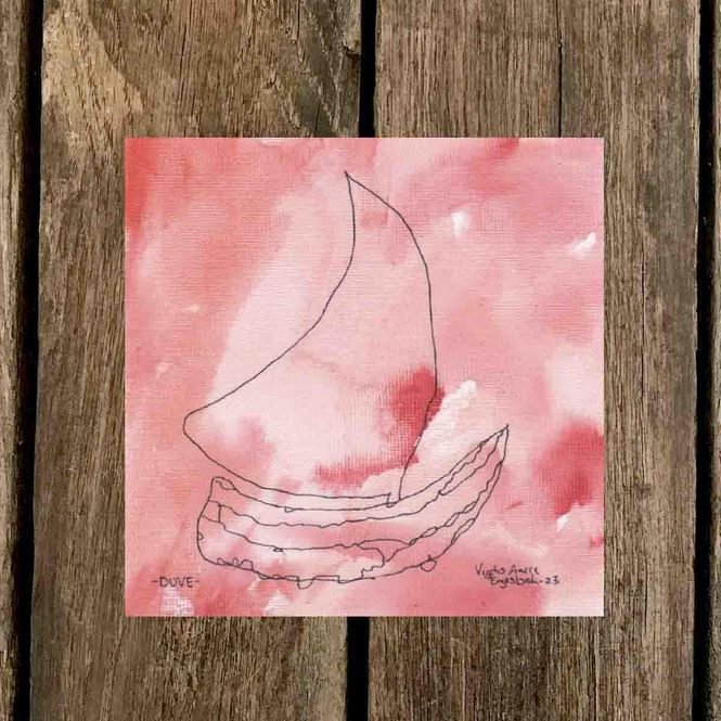 Hovedbilde Duve, 12x12 original 
