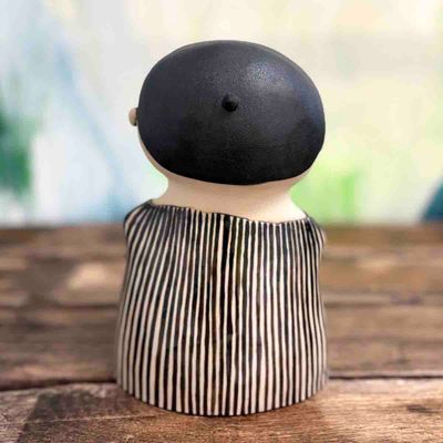 Lykkefnugg, skulptur ca 21 cm (02)