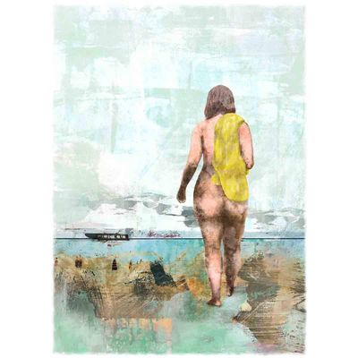 Havfruen, (30x40cm) DGA