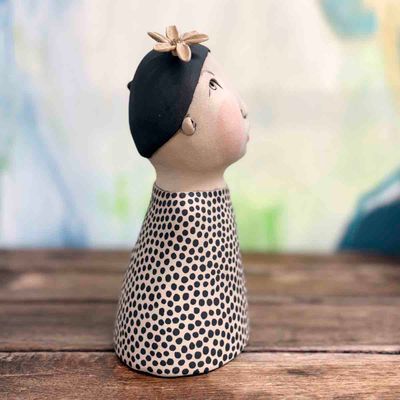 Lykkefnugg, skulptur ca 21 cm (04)