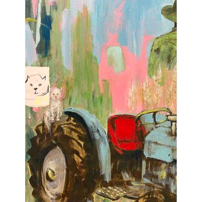 Farm life, 150x100 maleri