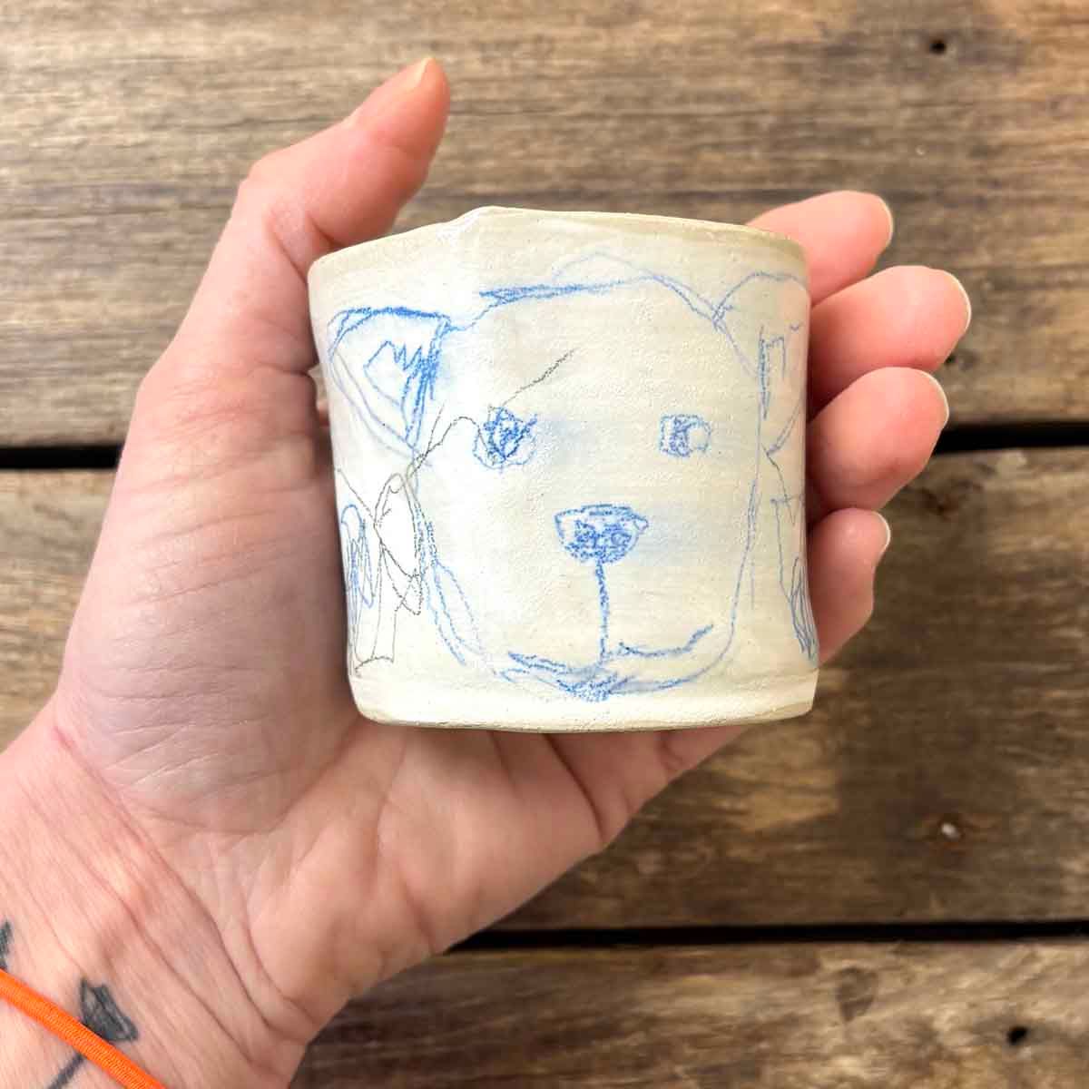 Dogs, krus keramikk 6.5 cm