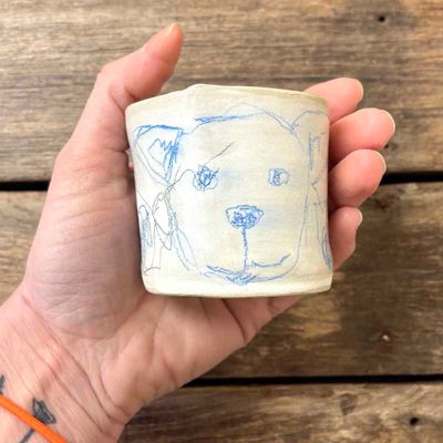 Dogs, krus keramikk 6.5 cm
