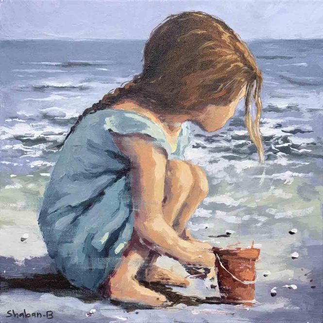 Hovedbilde Gleden, 30x30 maleri (3)