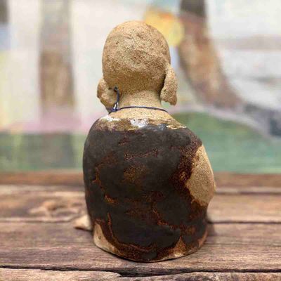 Ei lita frøken, skulptur 25 cm høy (no.08)