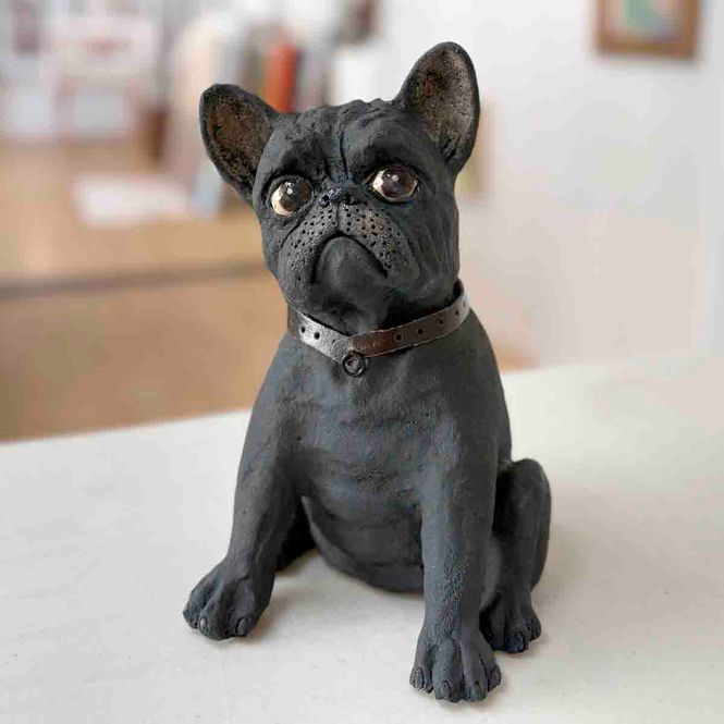 Hovedbilde Hund, 26 cm skulptur