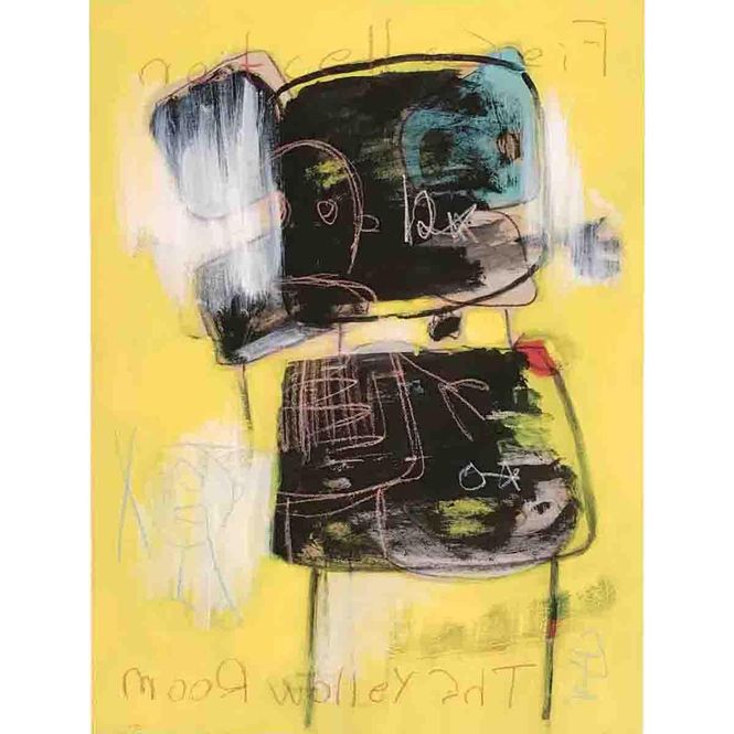 Hovedbilde The yellow room, giclée 46x35