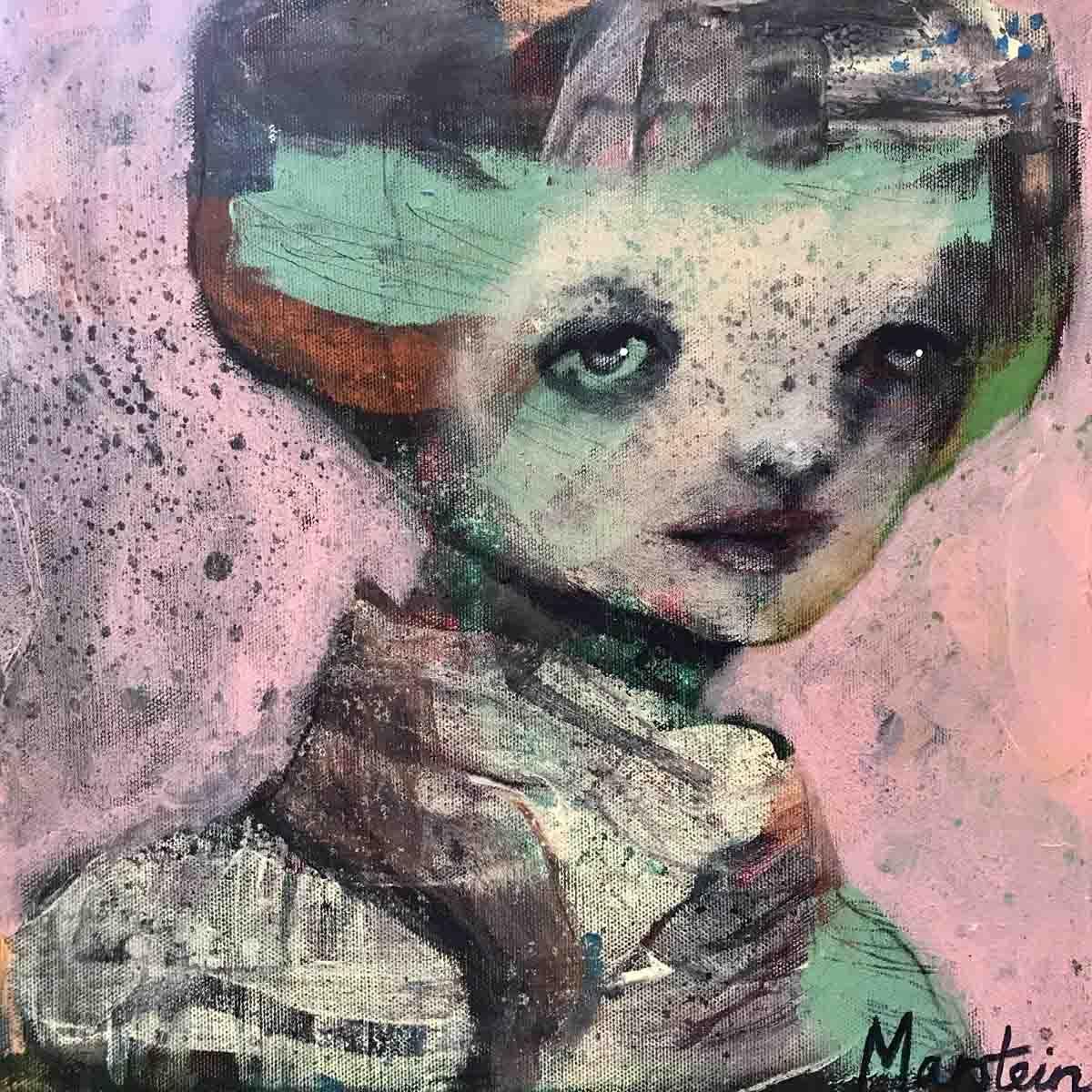 Sweather, 30x30 cm maleri