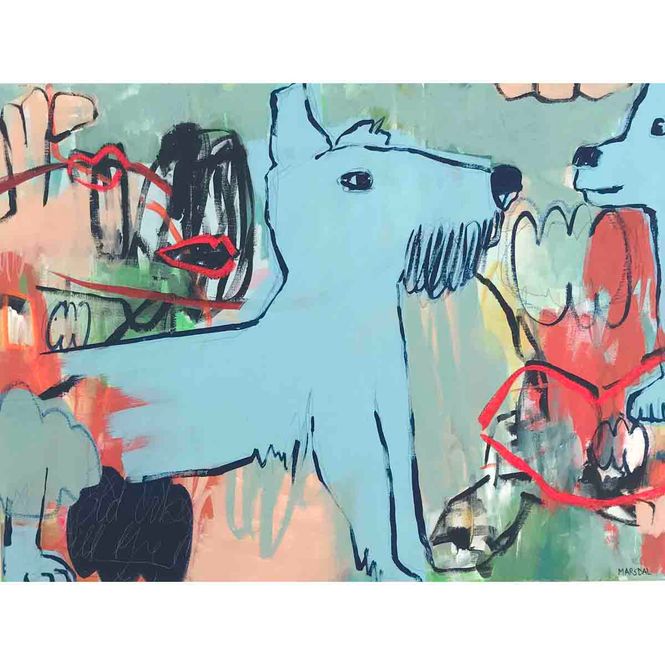 Hovedbilde Good dog, 80x60 maleri