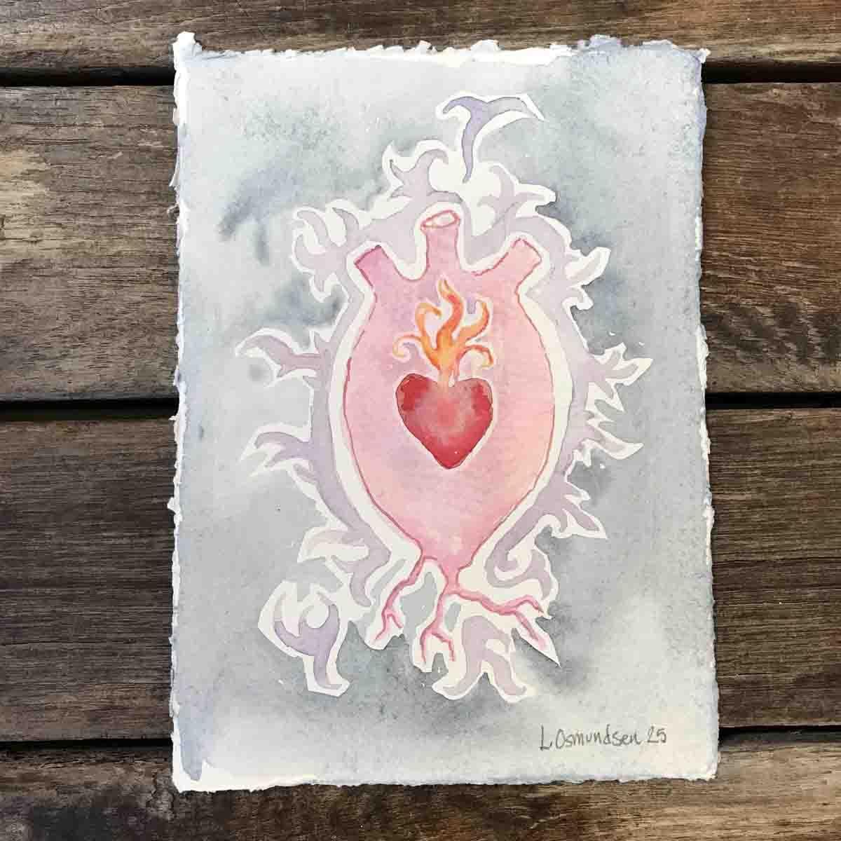 (uten tittel), akvarell 21x15 cm