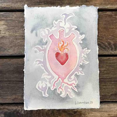 (uten tittel), akvarell 21x15 cm